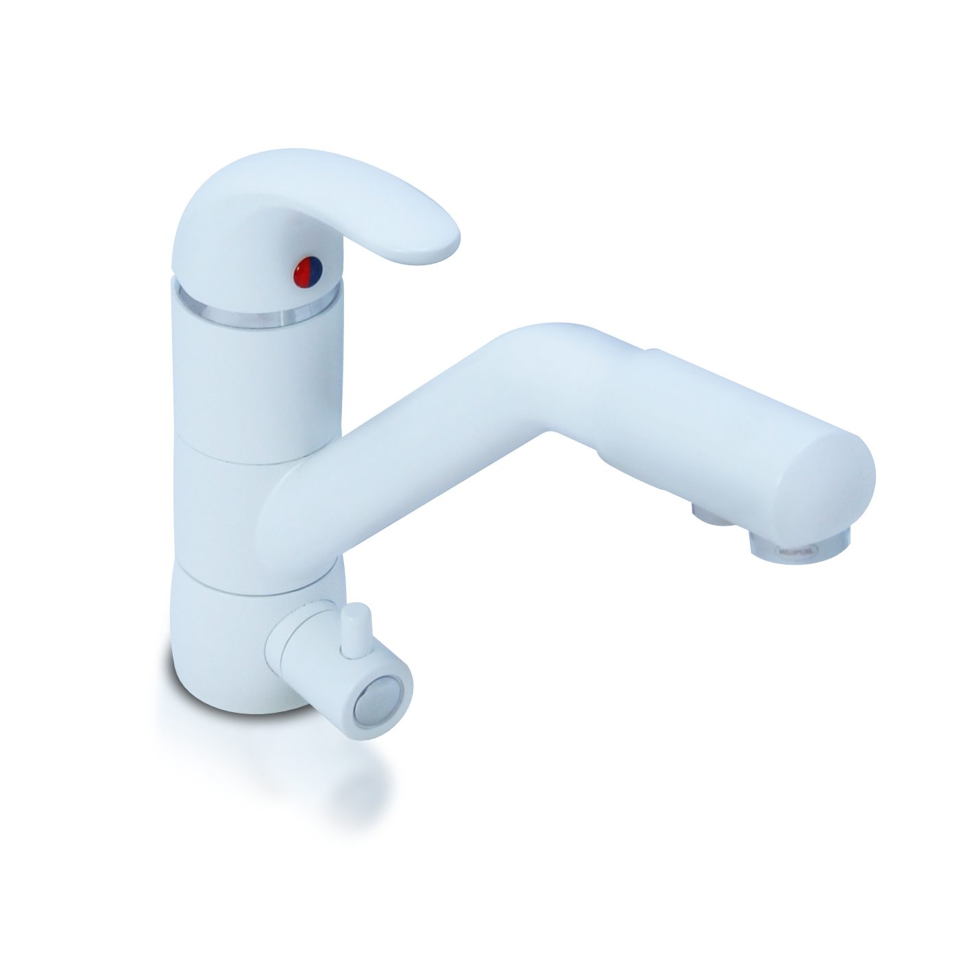 Three-way mixer tap S White