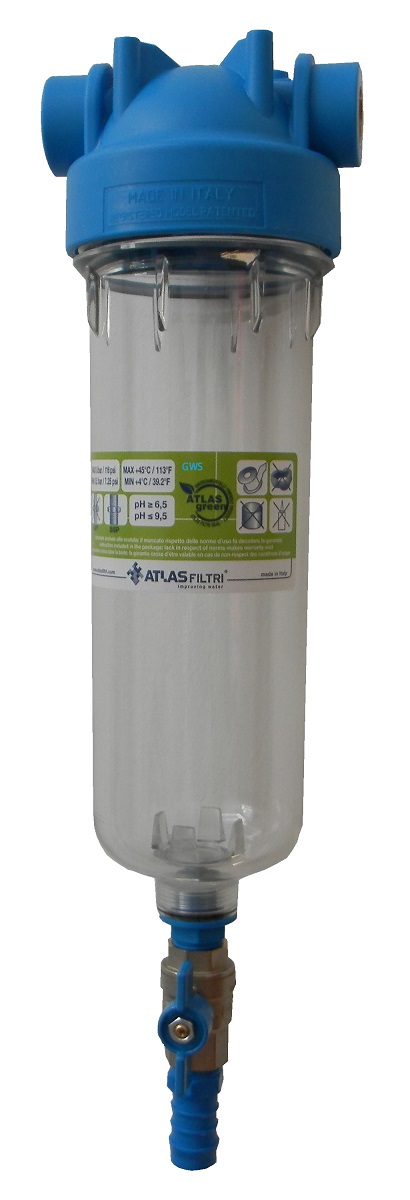Self-cleaning water filters