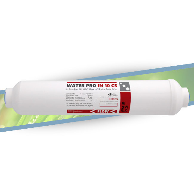 WaterPro IN10C-S + Ag in-line filter