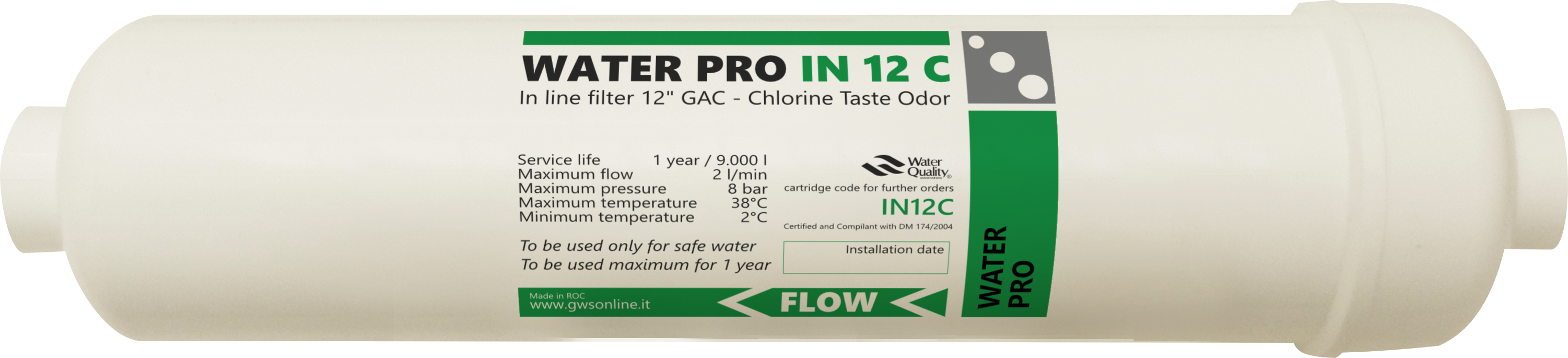 In-line WaterPro IN12C