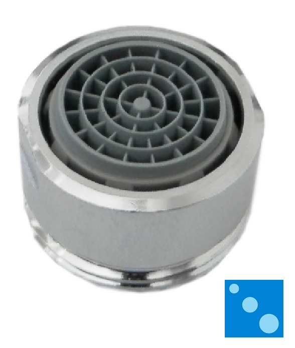 Small faucet aerator for mixer taps