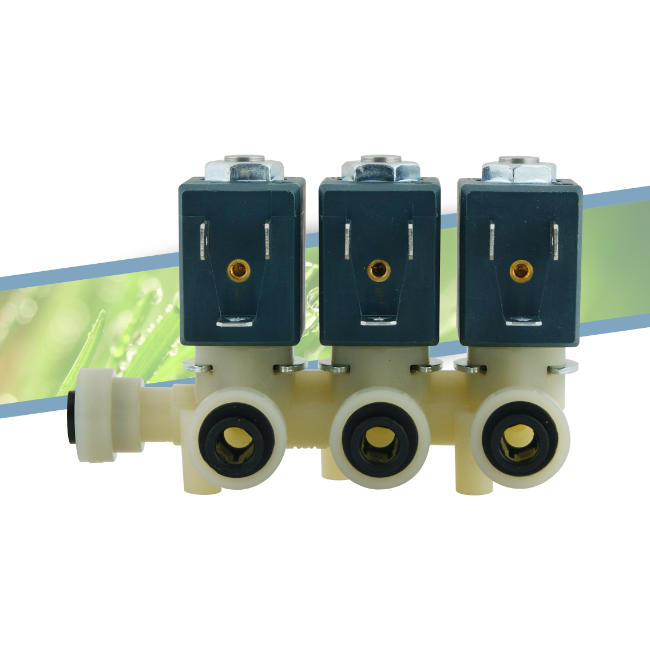 Triple solenoid valve 24V