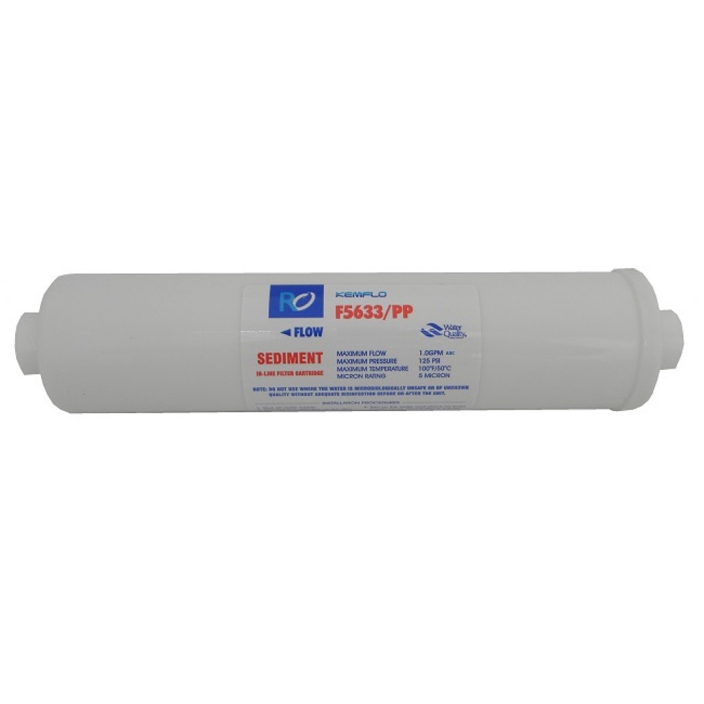 In line filter Kemflo F5633/PP 12" Sediment