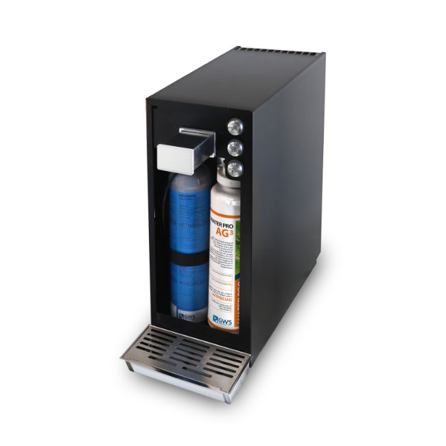 MF10 water dispenser co2 & filter compartment